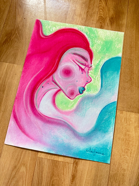 Portrait personnalisé – Format A3 (42x30 cm)